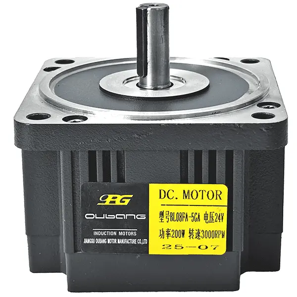 BLDC08F 80mm / 90mm Brushless DC Motor 30W–300W