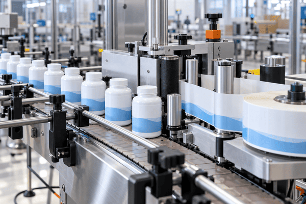 Gear motor application in labeling machines