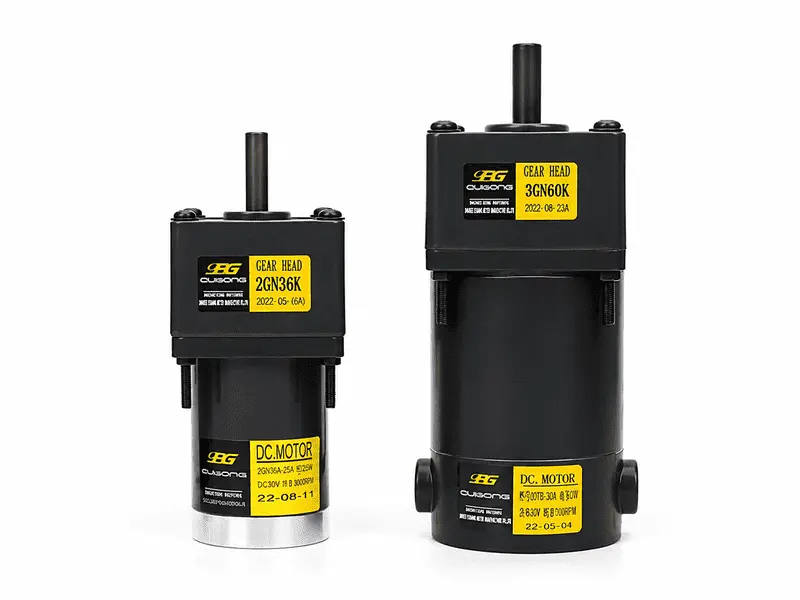 DC BRUSHED GEAR MOTORS