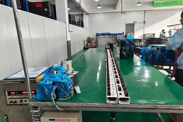 OUBANG MOTOR aging test for gear motors at the manufacturing facility