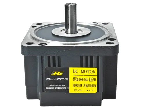 BLDC motor compatible with planetary gearbox