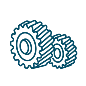 Precision-ground helical gearing for planetary gearbox